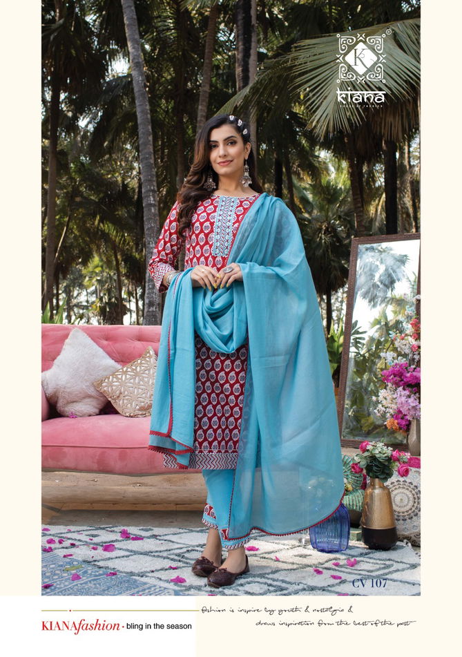 Kiana Cotton Vibes New Exclusive Wear Cotton Designer Ready Made Collection